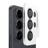 Coverzone Samsung Galaxy S26 Ultra İle Uyumlu Yüksek Kalite Kolay Kurulum Aparatlı Safir Çizilmeye Ve Darbelere Dayanıklı Şık Kamera Lens Koruyucu Cam CS-1 Gümüş