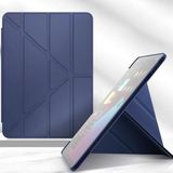 Coverzone Samsung Galaxy S9 FE Plus Kılıf Kalem Koyma Bölmeli Stand Olan Uyku Modlu Suni Deri, Yarı transparan Silikon Arka Yüzey ergonomik yapılı, Attravtive Smart Cover Lacivert