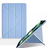 Coverzone Samsung Galaxy S9 FE Plus Kılıf Kalem Koyma Bölmeli Stand Olan Uyku Modlu Suni Deri, Yarı transparan Silikon Arka Yüzey ergonomik yapılı, Attravtive Smart Cover Mavi