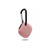 Coverzone Samsung Galaxy Smarttag Ile Uyumlu Kancalı Silikon Koruma Şık Ve Ergonomik Tasarım Kılıf Pembe