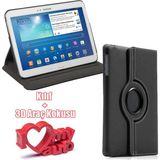 CoverZone Samsung Galaxy Tab A 7.0 T280 Dönerli Siyah Kılıf