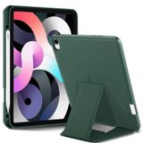 Coverzone Samsung Galaxy Tab S9 FE ile uyumlu Kılıf Lüks Kadife İç Kaplamalı Galaxy Tab S9 FE Suni Deri, Mıknatıslı V- Stand Tablet Arka Kapak (Haki, Samsung Galaxy Tab S9 FE)