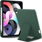 Coverzone Samsung Galaxy Tab S9 ile Uyumlu Kılıf Lüks Kadife Iç Kaplamalı Galaxy Tab S9 Suni Deri, Mıknatıslı V- Stand Tablet Arka Kapak (Haki, Samsung Galaxy Tab S9) - Samsung Galaxy Tab A9+