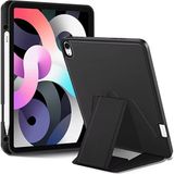 Coverzone Samsung Galaxy Tab S9 ile Uyumlu Kılıf Lüks Kadife Iç Kaplamalı Galaxy Tab S9 Suni Deri, Mıknatıslı V- Stand Tablet Arka Kapak (Siyah, Samsung Galaxy Tab S9) - Samsung Galaxy Tab A9+