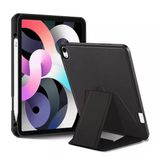 Coverzone Samsung Galaxy Tab S9 ile uyumlu Kılıf Lüks Kadife İç Kaplamalı Galaxy Tab S9 Suni Deri, Mıknatıslı V- Stand Tablet Arka Kapak (Siyah, Samsung Galaxy Tab S9)