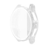 Coverzone Samsung Galaxy Watch 6 ile Uyumlu 40mm Tam Kapatan Çerceve 40mm Önü Kapalı Tasarım Silikon Kılıf Çerçeve Darbe ve çiziklere Karşı Koruma (Şeffaf)