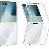 Coverzone Samsung Galaxy Z FLİP 7 İle Uyumlu Kılıf Şeffaf, Wireless Magsafe ile uyumlu Silikon Kapak Galaxy Z FLİP 7 ile uyumlu Kılıf, Şeffaf