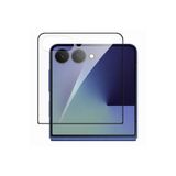 Coverzone Samsung Galaxy Z Flip 8 ile Uyumlu Antistatik OG Glass Temperli Cam Ekran Koruyucu – 9H Sertlik, Parmak İzi ve Çizilme Önleyici Şeffaf Cam