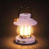 Coverzone Şarjlı LED Gece Lambası Type-C USB Girişli 2W Dekoratif Masa Lambası, 3 Kademeli Renk Sıcaklığı Ayarlı Salyangoz Figürlü Çok Amaçlı Askı Kancalı | GL323 (Lila)