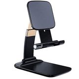 CoverZone Siyah Ayarlanabilir Katlanabilir Ergonomik Telefon ve Tablet Tutucu Standı