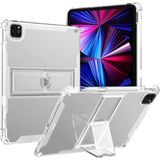 Coverzone Şok Koruma iPad 10.9 2022-2023 Uyumlu Tablet Kılıfı Darbelere Karşı Silikon Koruma Standlı Kılıf Dokunmatik Kalem Yuvalı Kullanımı Kolay Darbe Emici Şeffaf Arka Kapak