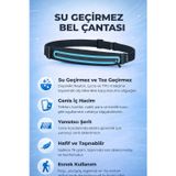 Coverzone Spor Bel Çantası Suya Dayanıklı Naylon Lycra Yansıtıcı Şeritli Koşu Yürüyüş Egzersiz | Wb13