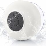Coverzone Su Geçirmez Bluetooth Hoparlör Vantuzlu Havuzda Yağmurlu Havalarda IPx4 3W Kaliteli Ses Banyo Duş Hoparlörü | S56 (Beyaz)