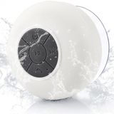 Coverzone Su Geçirmez Bluetooth Hoparlör Vantuzlu Havuzda Yağmurlu Havalarda IPx4 3W Kaliteli Ses Banyo Duş Hoparlörü | S56 (Beyaz)