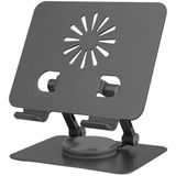 Coverzone Tablet Standı Katlanabilir Alüminyum Alaşımlı Yüksek Dayanıklı Malzeme Kaymaz Ayarlanabilir Çok Amaçlı Fonkiyonel iPad Uyumlu Stant ZR756