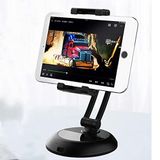 Coverzone Tablet Standı Telefon Tutucu Folding Ayarlanabilir Max 10 İnch Masaüstü Tablet Telefon Standı Siyah JHD102