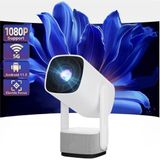 Coverzone Taşınabilir Projeksiyon Dahili Hoparlör PS5 ve XBox Bağlantılı Oyun Sinema Projektör Full Hd 4k Android 1080P/2K/4K Destekli Ev Sinema Ofis Toplantı Fuar Sunum K2