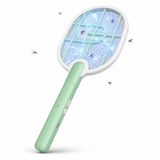 Coverzone Taşınabilir Sinek Öldürücü Mor Işık Tenis Raketi 21cm x 26cm Şarjlı Dekoratif Yatak Odası, Çocuk Odası, Bebek Odası Sinek Kovucu USB Şarjlı USB-016 (Yeşil)
