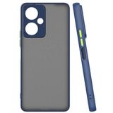 Coverzone Tecno Camon 19 Pro ile uyumlu Kılıf Hux Kapak Şık ve Dekoratif Model Toz Kir ve Darbelere Karşı Koruma Yükseltilmiş Kenarlar ile Ekstra Koruma Lacivert
