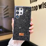 Coverzone Tecno Spark 10 Pro ile Uyumlu Elmas Desen Taşlı Kılıf – 2 mm Kamera Çıkıntı Koruma, Işıltılı Lüks Şık Darbe Emici Kapak Siyah