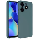 Coverzone Tecno Spark 10 Pro İle Uyumlu Kılıf Z-Mara Lansman Vieri Tam Koruma Arka Kapak Kamera Koruma Çıkıntılı Pürüzsüz Yüzey Koyu Yeşil