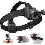 CoverZone TELESIN Kafa Bandı Şapka Klipsli, Hızlı Çıkarma GoPro Hero 12/11/10/9/8/7/6/5, Fusion, Max, DJI OSMO ve Çoğu Aksiyon Kamerasıyla Uyumlu