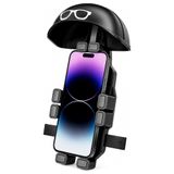 Coverzone Titreşim Önleyici Otomatik Tuşlu Motosiklet Bisiklet Scooter ATV Telefon Tutucu Dikiz Ayna Bağlantılı Telefon Tutucu Motor Tutacağı Motor Tutacak Güçlü Tutuş ZR730
