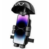 Coverzone Titreşim Önleyici Otomatik Tuşlu Motosiklet Bisiklet Scooter ATV Telefon Tutucu Gidon Ayna Bağlantılı Telefon Tutucu Motor Tutacağı Motor Tutacak Güçlü Tutuş ZR729
