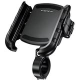 Coverzone Titreşim Önleyicili Motosiklet Bisiklet Scooter ATV Telefon Tutucu Gidon Ve Ayna Bağlantılı Motor Tutacağı Güçlü Tutuş MT-34