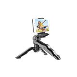 Coverzone Tripod Modern Tasarım 3 Ayak Mini Kamera Tripodu Döner Başlık Telefon Tutucu Hafif K555