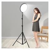 Coverzone Tripodlu Halka Işık 8.4 inç (21.5cm) 180cm Kablolu Stüdyo Işığı Ürün ve Görsel Fotoğraflama Işığı Fotoğraf Makinesi Kamera Youtuber Twich Ring Light Yayıncı Işığı (SW840 8.4inç Siyah)
