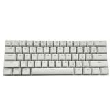 Coverzone Türkçe Mekanik Klavye 61 Tuş%60 Blue Switch RGB Aydınlatmalı Kompakt Gaming Klavye | FN Kombinasyonlu Ok Tuşları Çoklu Işık Modu Dayanıklı Mekanik Tuş Yapısı | H61K (Beyaz)