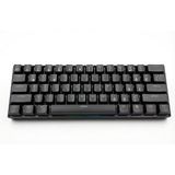 Coverzone Türkçe Mekanik Klavye 61 Tuş%60 Blue Switch RGB Aydınlatmalı Kompakt Gaming Klavye | FN Kombinasyonlu Ok Tuşları Çoklu Işık Modu Dayanıklı Mekanik Tuş Yapısı | H61K (Siyah)