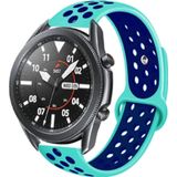 Coverzone Turkuaz Galaxy Watch 3 45mm Delikli Spor Akıllı Saat Kordon