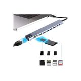 Coverzone Type C Hub 10 In 1, 4 Adet 3.0 Usb Çoklayıcı,4K Hdmi Bağlantısı Sd Tf Kart Okuyucu