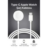 Coverzone Type-C Şarj Kablosu Apple Watch Serisi İçin Uyumlu A Kalite Taşınabilir Manyetik 1 Metre