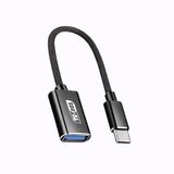 Coverzone Type-C USB OTG Adaptör Kablosu 24cm Örgü Kablo USB 3.0 OTG Dönüştürücü Flash Disk Mouse Klavye Gamepad Mikrofon Bağlantı Adaptörü Telefon ve Tablet İçin Veri Aktarım Kablosu | TD-C3310