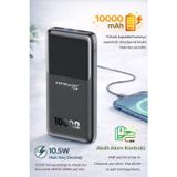 Coverzone Ultra Hafif 10000Mah Powerbank 10.5W Hızlı Şarj Type-C 2 Usb Çıkış Güç Bankası | A35