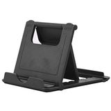 Coverzone Univarsal Masa Üstü Tablet Standı 5 farklı açıda ayarlanabilir Yan veya düz konum alabilen, Telefon ve Tablet Standı Fold Stand ( Siyah ).