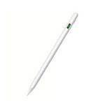 Coverzone Universal Dokunmatik Stylus Kalem LED Göstergeli Manyetik Gövdeli Type-C Şarjlı Hassas Uçlu Çizim ve Not Alma Kalemi Tüm Touchscreen Cihazlarla iPad ile Uyumlu | ZR61 (Beyaz)
