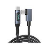 Coverzone USB 4 Kablo, Thunderbolt PD 240 W Çift Destekler 8K HD Ekran USB C Kablosu 8K@60Hz 40Gbps 1.2M ZR849