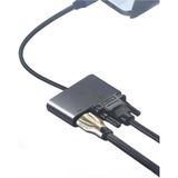 Coverzone Usb-c 3.1t To Hdmı + Vga Adaptör Dönüştürücü
