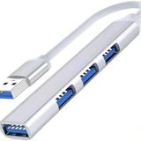 Coverzone USB Çoğaltıcı Adaptör USB 3.0 Çoklu Bağlantı Noktalı Dağıtıcı Seyahat Dock Laptop PC Notebook Bilgisayar Adaptörü Ev Ofis Kullanımına Uygun C809