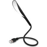 Coverzone USB lamba, kısılabilir USB ışık, 2,8W esnek klavye ışığı, PC bilgisayar için, 14 LED inci, 3 kademeli ayarlanabilir parlaklık, açma/kapama dokunmatik şalteri, D10 USB LED (Siyah)