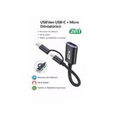 Coverzone Usb Otg Adaptör Usb To Usb-C Micro Usb Dönüştürücü Flash Disk Klavye Mouse | Td-C3301