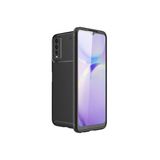 Coverzone Vivo Y20 Kılıf Karbon Delüx Tpu Silikon Siyah