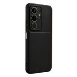 Coverzone Vivo Y29S ile Uyumlu Silikon Kılıf TPU Negro Silikon Ultra Slim Fit Kılıf İle Uyumlu Karbon Delux kılıf Siyah