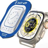Coverzone Watch Ultra Ile Uyumlu 49mm Easy Temperli Cam Ekran Koruyucu Renksiz