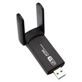 Coverzone WiFi 6 Adaptörü AX1800 Mbps Kablosuz Ağ Kartı USB Dongle Dual Band Reseptör