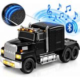 Coverzone Wster 15W Kamyon Tasarımlı Bluetooth Hoparlör, LED Işıklı, Tws Stereo, Fm Radyolu, Usb/tf/aux Destekli, Type-C Şarjlı, WS-570 - Siyah